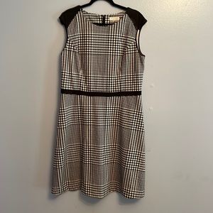 Calvin Klein houndstooth dress